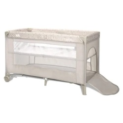 Lorelli prenosivi krevet carina 2 nivoa - beige stars ( 10080672417 ) -2