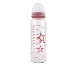 Lorelli staklena flasica sa anti-colic -dodatkom 240 ml - blush pink ( 10200880003 )  - Img 2