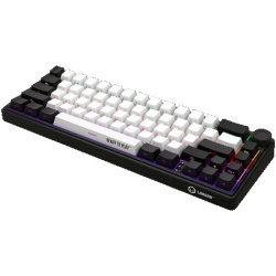 Lorgar Wireless mechanical gaming keyboard Pro, 2.4 GHz, Backlight, Toxic Purple switches, black red white ( LRG-KBP70MW-BK-US ) -7