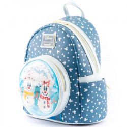 Loungefly disney snowman minnie mickey snow globe mini backpack ( 050570 )  - Img 3