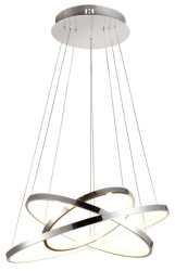 Lune Visilica Trostruki 60W LED 4000K Hrom ( 15017 )