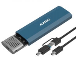 Maiwo externo kućište USB-C 3.1 na M.2 NVMe/SATA aluminium, K1690 - Img 2