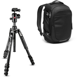 Manfrotto tripod set mkbfrla4bk-bdl befree adv alu with adv backpack ( 83063 )