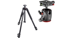 Manfrotto tripod set mt190x3-bdl 190x3 alu with ball head q6 ( 83061 )