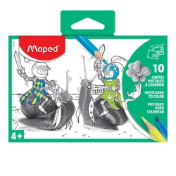 Maped razglednice bojanke 10 kom ( m831211 )