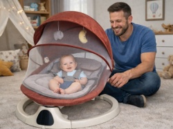 Marsi muzička njihalica za bebe 603 bordo