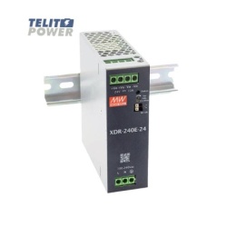 Mean Well XDR-240E-24 – 240W DIN šinsko napajanje 24V, ultra tanko, industrijsko ( 4970 )