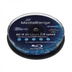 MediaRange BD-R 25GB 6X printabilni MR500 ( 525MR6P/Z ) -1