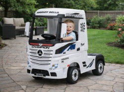 Mercedes ACTROS Licencirani Kamion na akumulator za decu - Beli