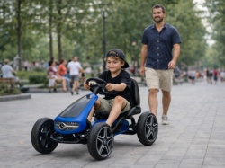 Mercedes Formula na pedale Model 953 sa mekim gumama - Plava