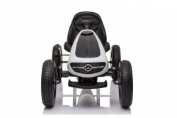 Mercedes Licencirani Karting - Formula na pedale sa mekim gumama - Bela - Img 6