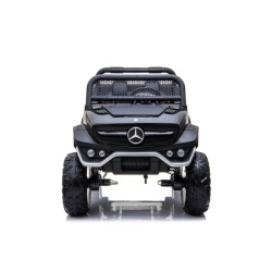 Mercedes unimog 4x4  licencirani automobil na akumulator Crni-3