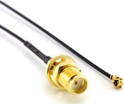 MikroTik ACSMAUFL U.fl to SMA Female pigtail for LTE cards MT124-3