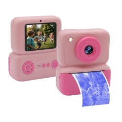 Mini kamera printer q10 + papir za stampanje fotografija pink ( K217 )