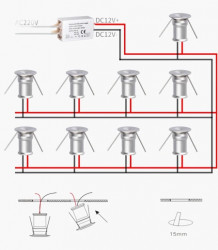 Mini led ugradne lampice ( 356202 )  - Img 3