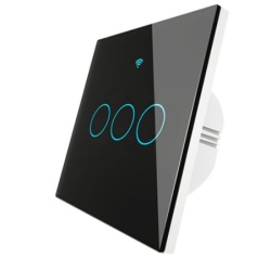 Moes zs-eu3-bk-ms pametni prekidac sa 3 prekidaca crni smart zigbee ( 400-1160 )