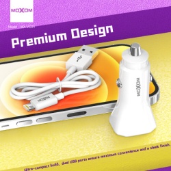 Moxom Auto punjac mx-vc31 3a micro beli ( A716 )-2