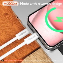 Moxom Usb data kabal lx-cb907 type-c na type-c beli ( U2114 )-3