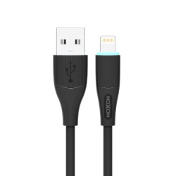Moxom Usb data kabal mx-cb169 3a lightning 1m crni ( U2065 )-1
