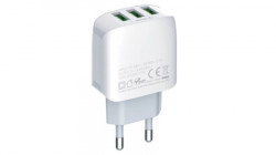 MOYE Voltaic USB Charger 3 Ports 5V/3.4A 17W White ( 042599 ) - Img 2