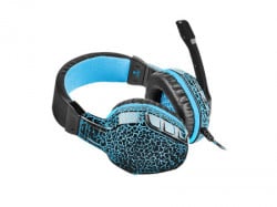 Natec Fury Hellcat gaming headset with volume control, LED backlit black/blue ( NFU-0863 )  - Img 3