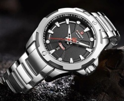 Naviforce 9161 silver muški sat sa metalnom narukvicom