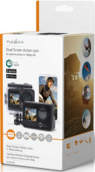 Nedis acam31bk dual screen action cam with hd 1080p@30fps resolution - Img 6