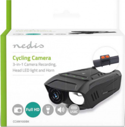 Nedis ccam100bk 3-in-1 full hd kamera za biciklu, led osvetljenje i sirena - Img 8
