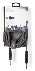 Nedis COTH23020GY50 Stereo Audio Cable 6.35mm muski na 6.35mm muski, 5m, Dark Grey