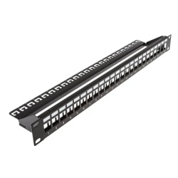 Netiks Patch panel modularni shielded 19/1U sa 24 slota za STP/UTP module SKP-24-1U