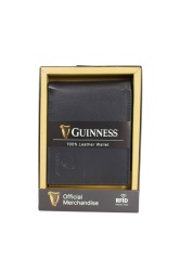 Novčanik muški kožni JBGNW01 sa RFID zaštitom 120x90x20 Guiness Guinness crna ( 16NMBG01B )