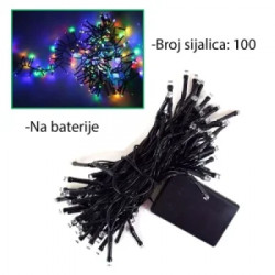 Novogodišnje sijalice 10m na baterije ( 382319 )