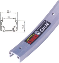 Obruč 27 x 1.1/4 aluminijum 36x14g ( 3730502 )