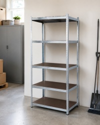 Office Elegante metalna polica 180 × 90 × 40 cm - 5 nivoa Nosivost 875 kg ( OE-MS-1809040 )