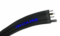 Opticki kabl 4-vlakna Telcoline 4J FTTX Flat Drop, G657A1, indoor/outdoor, sa sajlom 1000m, 110 - Img 1
