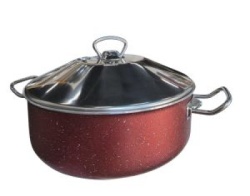 Parlanta Granitna serpa metalni poklopac 24 cm ( 849 )