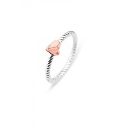 Paul hewitt anchor rope love roze zlatno srce prsten od hirurškog Čelika 52 ( ph-fr-hro-sr-52 ) - Img 4