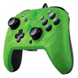 PDP Nintendo Switch Faceoff Deluxe Controller + Audio Camo Green ( 041381 ) - Img 1