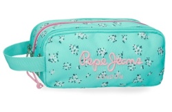 Pepe Jeans Nora prazna pernica sa 3 pregrade - tirkizna ( 60.447.42 )