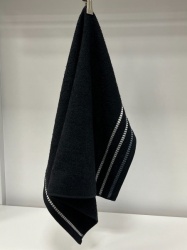 Peškir Stock 70x50cm S26 Dezen Crna boja ( VLK000931-stockS26 )