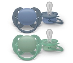 Philips Avent varalica soft 6-18m 2kom blue/green ( SCF091/42 )
