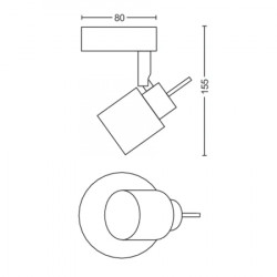 Philips meranti spot svetiljka bela 1x35w 230,929003253501, ( 18759 )  - Img 3