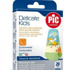 Pic Solution delicate kids flasteri antibakterijski 20 komada ( 3140057 )