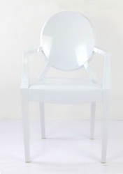 Plasticna stolica Ghost - crna-4