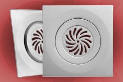 Podna rešetka 200x200/ fi 130mm inox ( 5398 )
