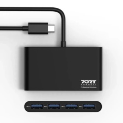 Port Designs USB-C hub 4X USB-A 3.0 ports-4