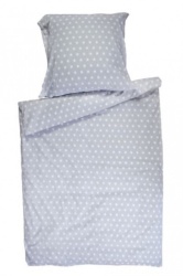 Posteljina 140x100cm - grey stars ( 7485 )