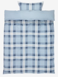Posteljina flanel 140x200 plava DS