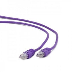 PP12-0.25M/V Gembird Mrezni kabl, CAT5e UTP Patch cord 0.25m violet - Img 1