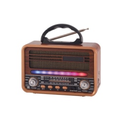 Prenosni retro RGB Bluetooth radio 7068BT/B ( NS-7068BT/B )